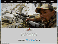 Tablet Screenshot of huntingaotearoa.com